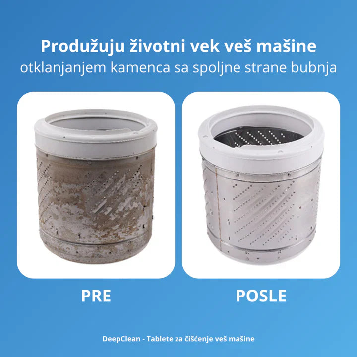 DeepClean - Tablete za čišćenje veš mašine