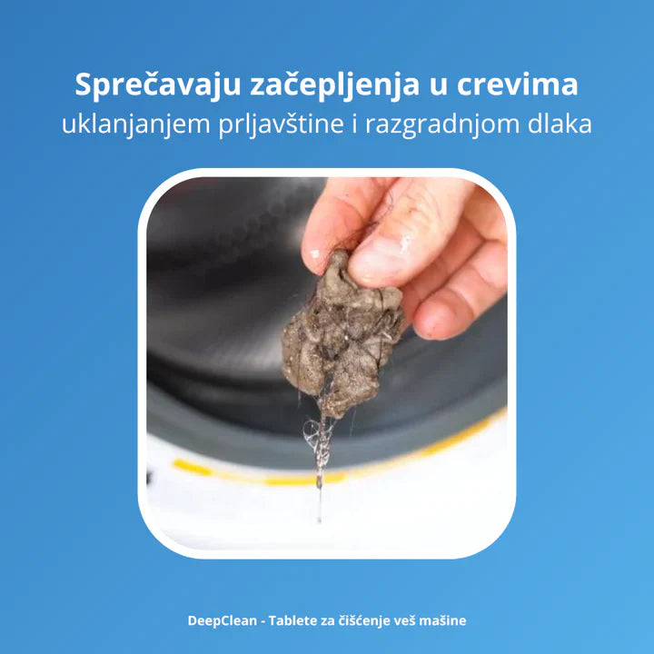 DeepClean - Tablete za čišćenje veš mašine